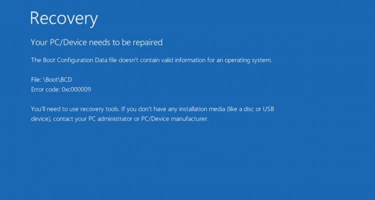 How to Fix BOOT BCD Error 0xc00000e9 in Windows 10 (Working Methods)
