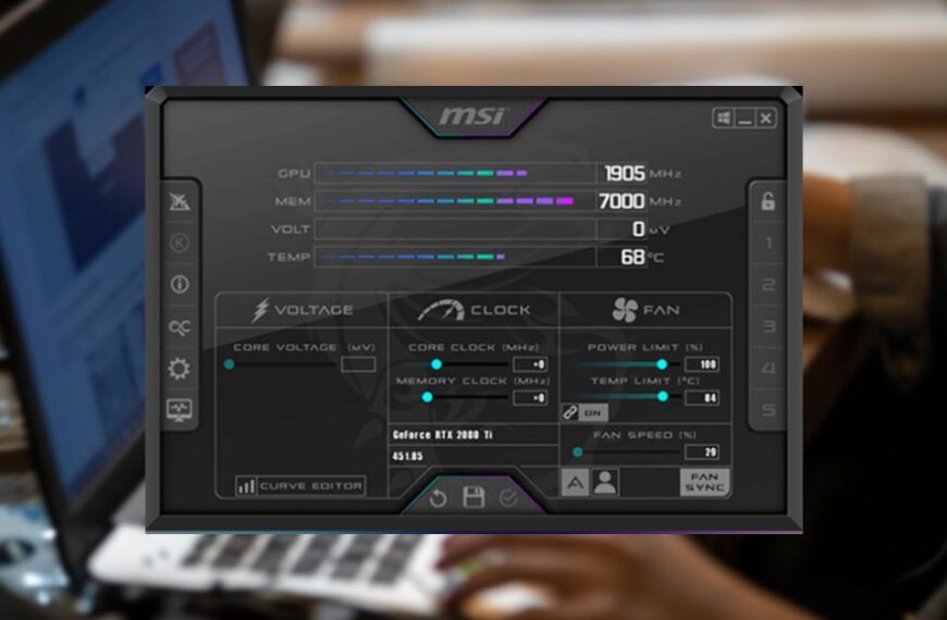Does MSi Afterburner Work on Laptops? + Performace Affects